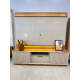 Estante Home Atena para TVs de até 85" - Off White / Cinamomo