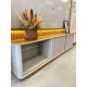 Estante Home Atena para TVs de até 85" - Off White / Cinamomo
