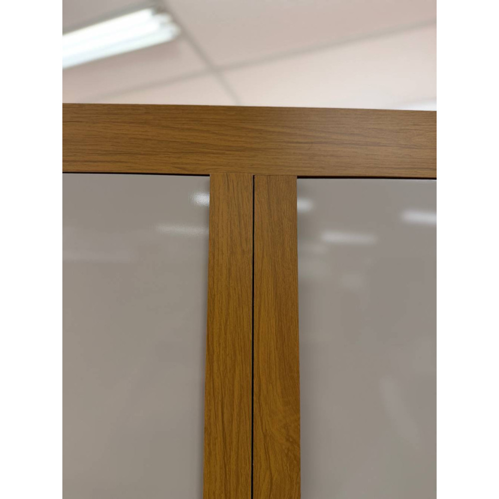 Guarda Roupa Solteiro Genebra c/ 4 Portas 2 Gavetas - Naturale/Off White