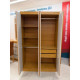 Guarda Roupa Solteiro Genebra c/ 4 Portas 2 Gavetas - Naturale/Off White