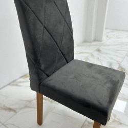 Cadeira Arezzo - Veludo Grafite