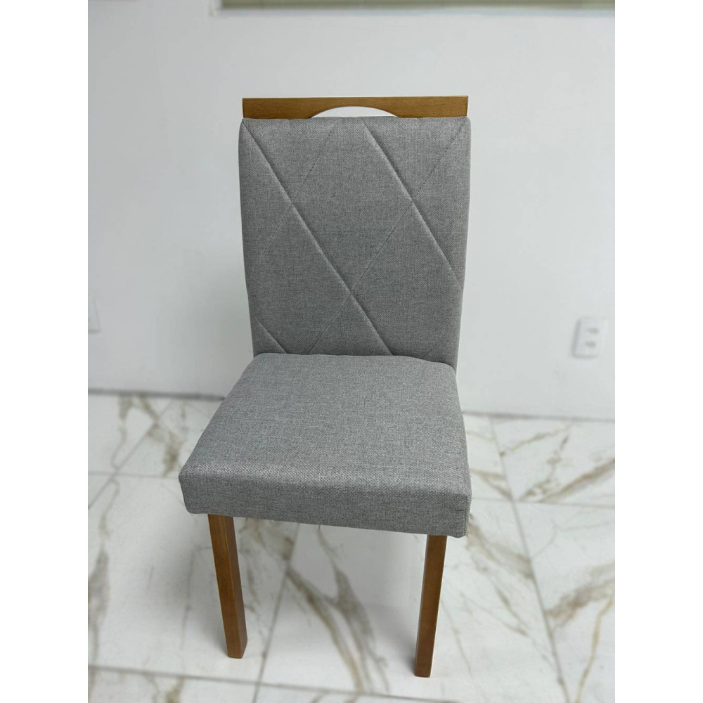 Cadeira Arezzo - Linho Cinza