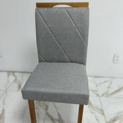 Cadeira Arezzo - Linho Cinza