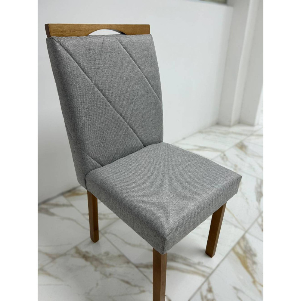Cadeira Arezzo - Linho Cinza