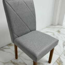 Cadeira Arezzo - Linho Cinza