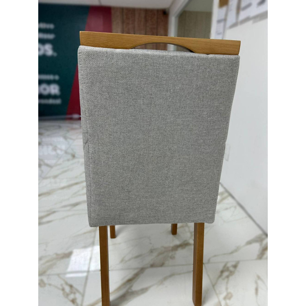 Cadeira Arezzo - Linho Cinza