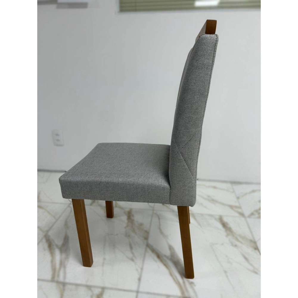 Cadeira Arezzo - Linho Cinza