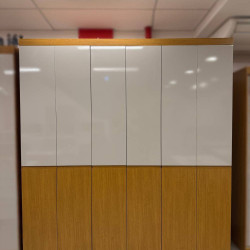 Guarda Roupa Casal San Andres c/ 6 Portas 4 Gavetas - Naturale/Off White