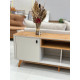 Rack Oslo para TVs até 70'' - Off White/Cinamomo