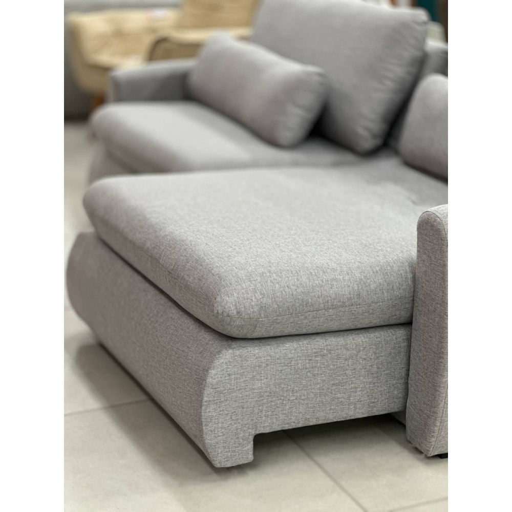 Sofá Cama Retrátil Amaranto 2,30 - Linho Cinza