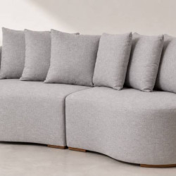 Sofá Orgânico 910 2x2 Lugares - Linho Firenze