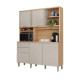 Kit Cozinha Compacta Austin 1.65 - Jequitiba/Gris Fosco