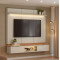 Painel Ferrara para Tvs até 70″ – Canela / Off White Fosco