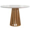 Mesa Berlim 100x100 - Cinamomo / Off White