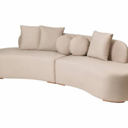 Sofá Orgânico 940 2x2 Lugares - Linho Milano