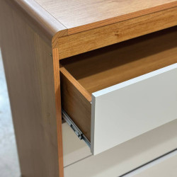 Cômoda Espanha 4  Gavetas - Cinamomo/Off White