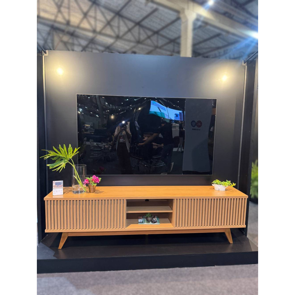 Rack Bancada Fortaleza para Tvs até 75" - Freijó