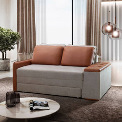 Sofá Cama Orion 1,53m - Bege