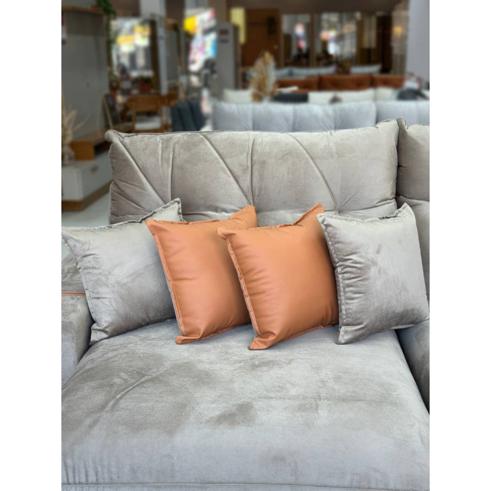 Sofá Pacco Rabanne Retrátil e Reclinável 2,50m - Veludo Marrom