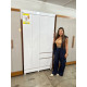 Guarda Roupa Oregon c/ 4 Portas e 2 Gavetas - Neve