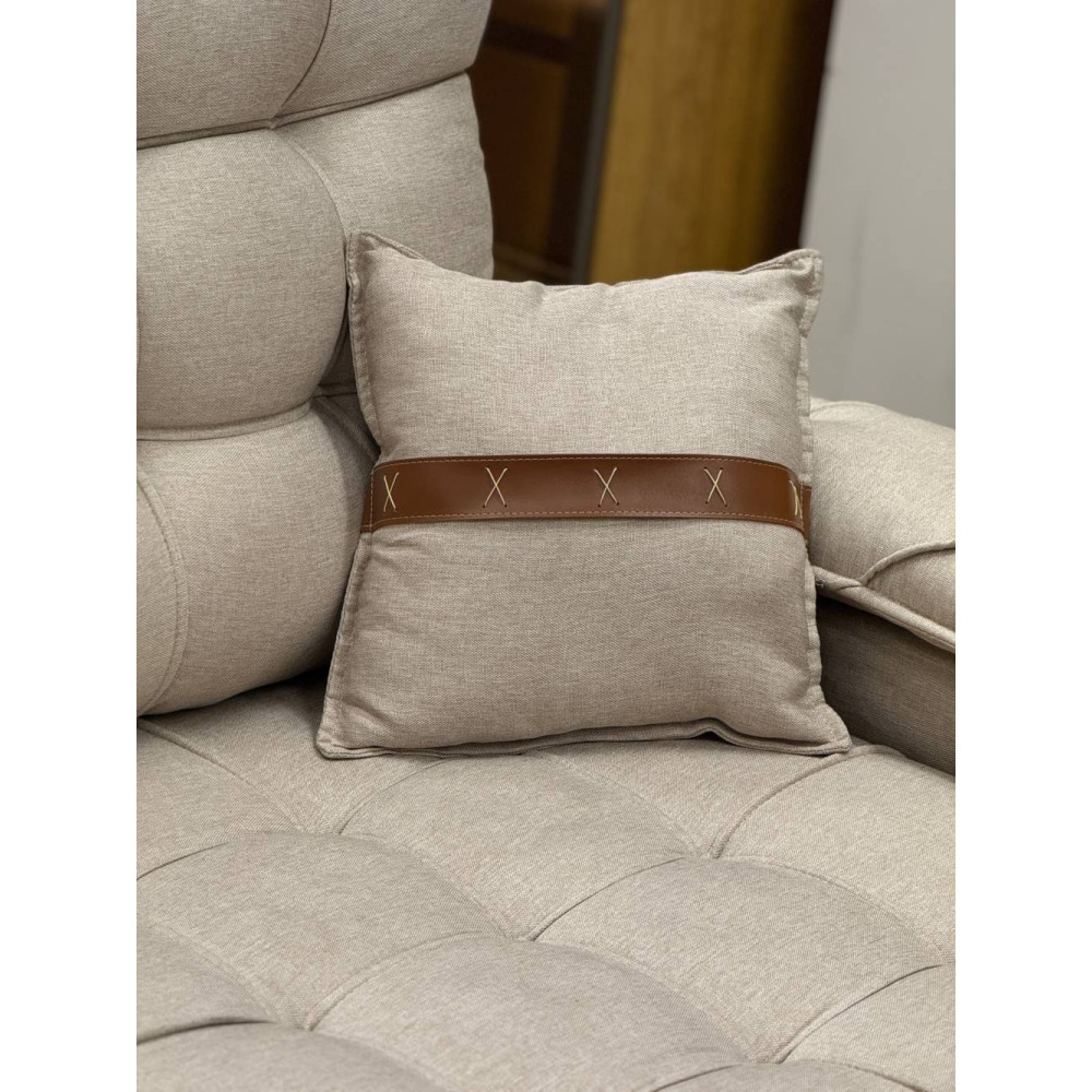 Sofá Retrátil e Reclinável Prada Confort 2m - Linho Bege