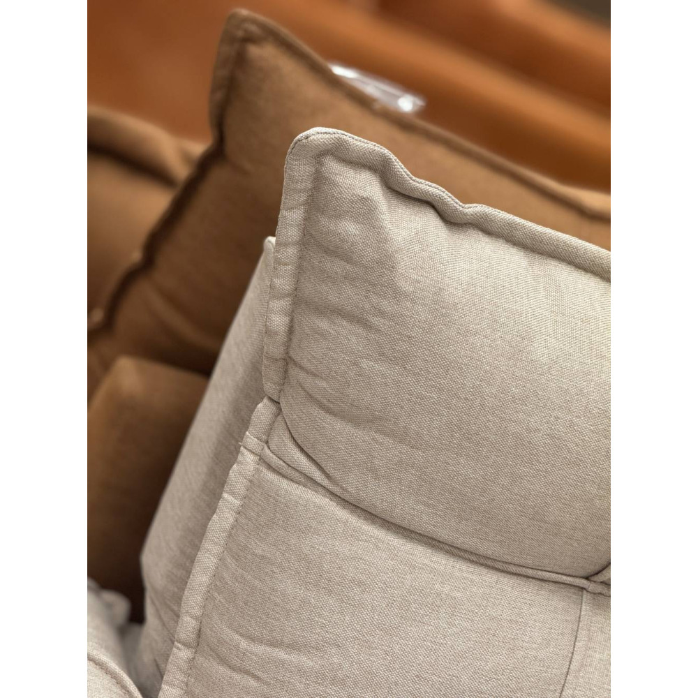 Sofá Retrátil e Reclinável Prada Confort 2m - Linho Bege