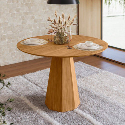 Mesa de Jantar Isis 117x117  - Ype Damasco 