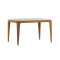 Mesa de Jantar Aurea 120x80 c/ Vidro - Ype Damasco/Off White