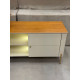 Rack Bancada Brasilia  para Tvs até 75 " - Off White/Canela