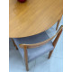 Mesa de Jantar Isis 117x117 C/ 4 Cadeiras Cadeira Maragogi - Linho Cinza - Ype Damasco