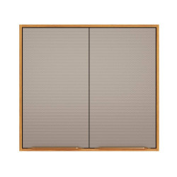 Armário Aéreo 80cm c/ 2 portas Plena - Cinamomo Touch/Nude