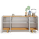 Aparador Buffet Arc 1.8 - Off White/Nature
