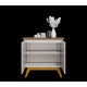 Aparador Buffet Classic 2 Portas - Off White/Nature