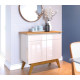 Aparador Buffet Classic 2 Portas - Off White/Nature