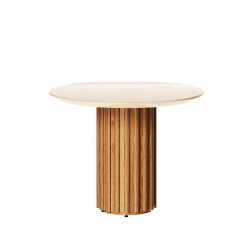 Mesa de Centro e Lateral Living - Off White