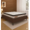 Base Cama Box Casal Courino - Marrom + Colchão Ibiza Casal 33x188x138cm