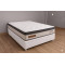 Base Baú Carioca Casal Courino - Branco + Colchão Ibiza Casal 33x188x138cm