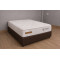 Base Baú Carioca Casal Courino - Marrom + Colchão Bellagio Casal 32x188x138cm