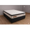 Base Baú Carioca Casal Courino - Preto + Colchão Ibiza Casal 33x188x138cm