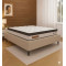 Base Cama Box Casal Courino - Bege + Colchão Ibiza Casal 33x188x138cm
