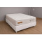 Base Baú Carioca Casal Courino - Branco + Colchão Bellagio Casal 32x188x138cm