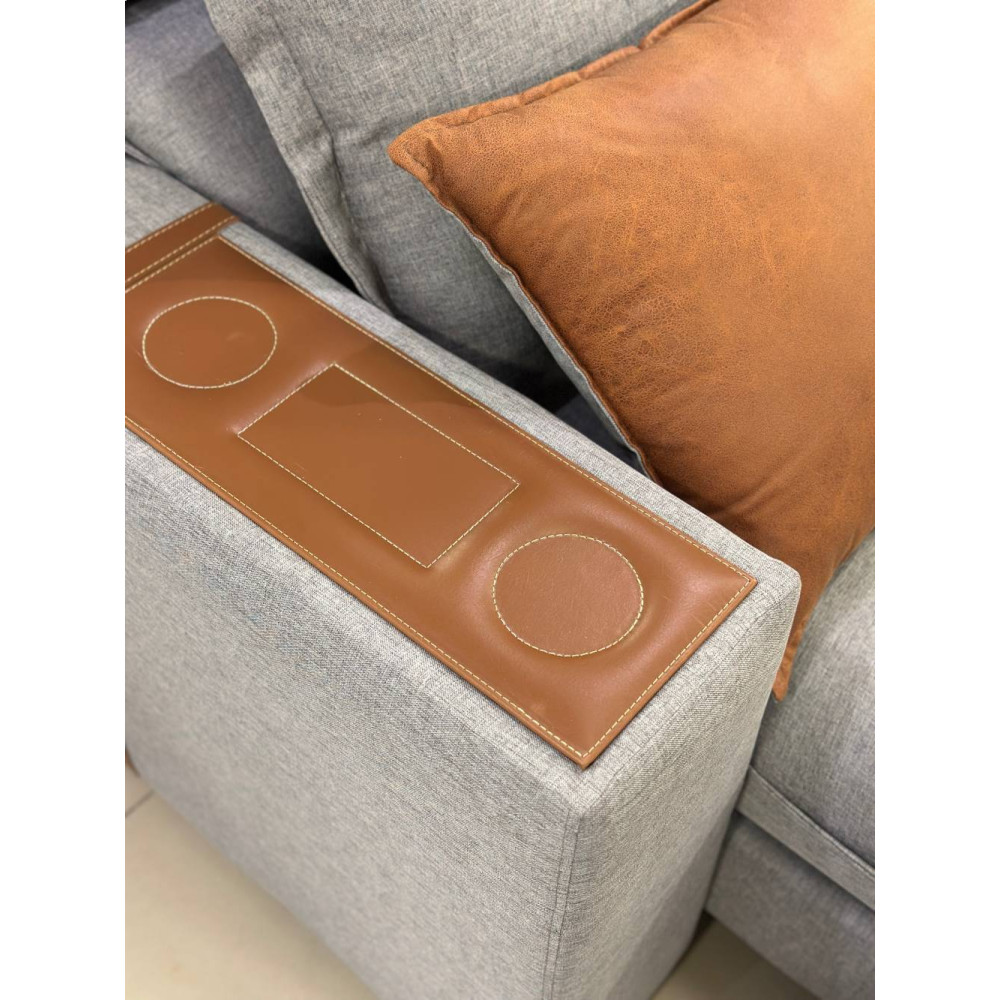 Sofá Retrátil e Reclinável Chanel confort 2,30m - Linho Cinza