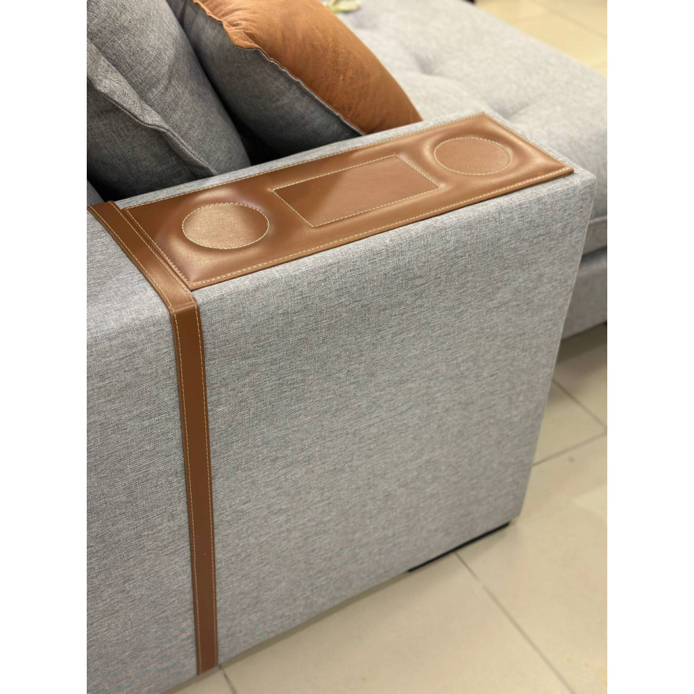 Sofá Retrátil e Reclinável Chanel confort 2,30m - Linho Cinza