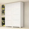 Guarda Roupa Solteiro Helena 2 Portas c/ 2 Gavetas - Branco