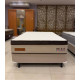 Base Cama Box Casal Courino - Bege + Colchão Ibiza Casal 33x188x138cm