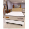 Colchão Londres Casal 30x188x138cm + Base Cama Box Casal Courino - Branco