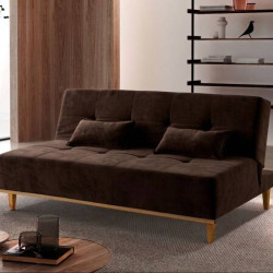 Sofá Cama 3 Lugares Dallas - Linho Marrom