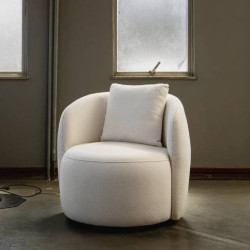 Poltrona Giratória  316 -  Boucle Croacia
