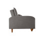 Sofá Cama 3 Lugares Cannes - Linho Cinza