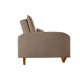 Sofá Cama 3 Lugares Cannes - Linho Marrom